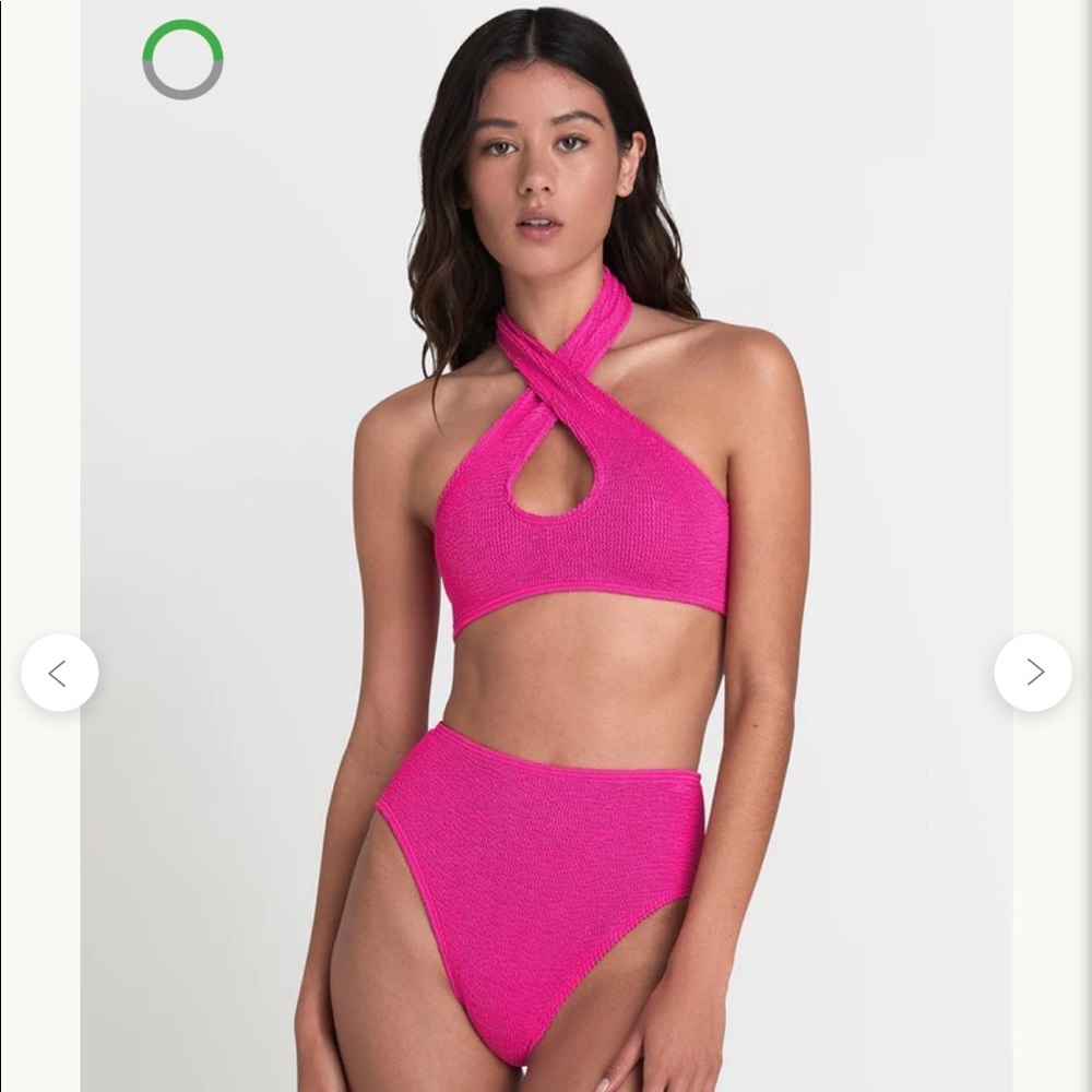 NWT Bond Eye Carmen Crop Bikini Top